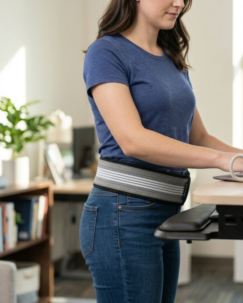 Dainely Belt 2.0 worn during everyday activity